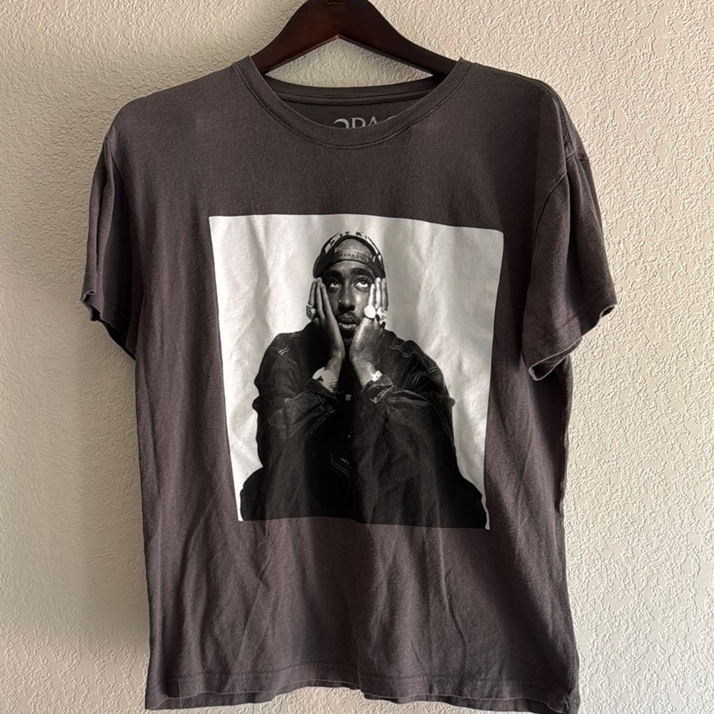 2Pac Photographic Print Short Sleeve Tee